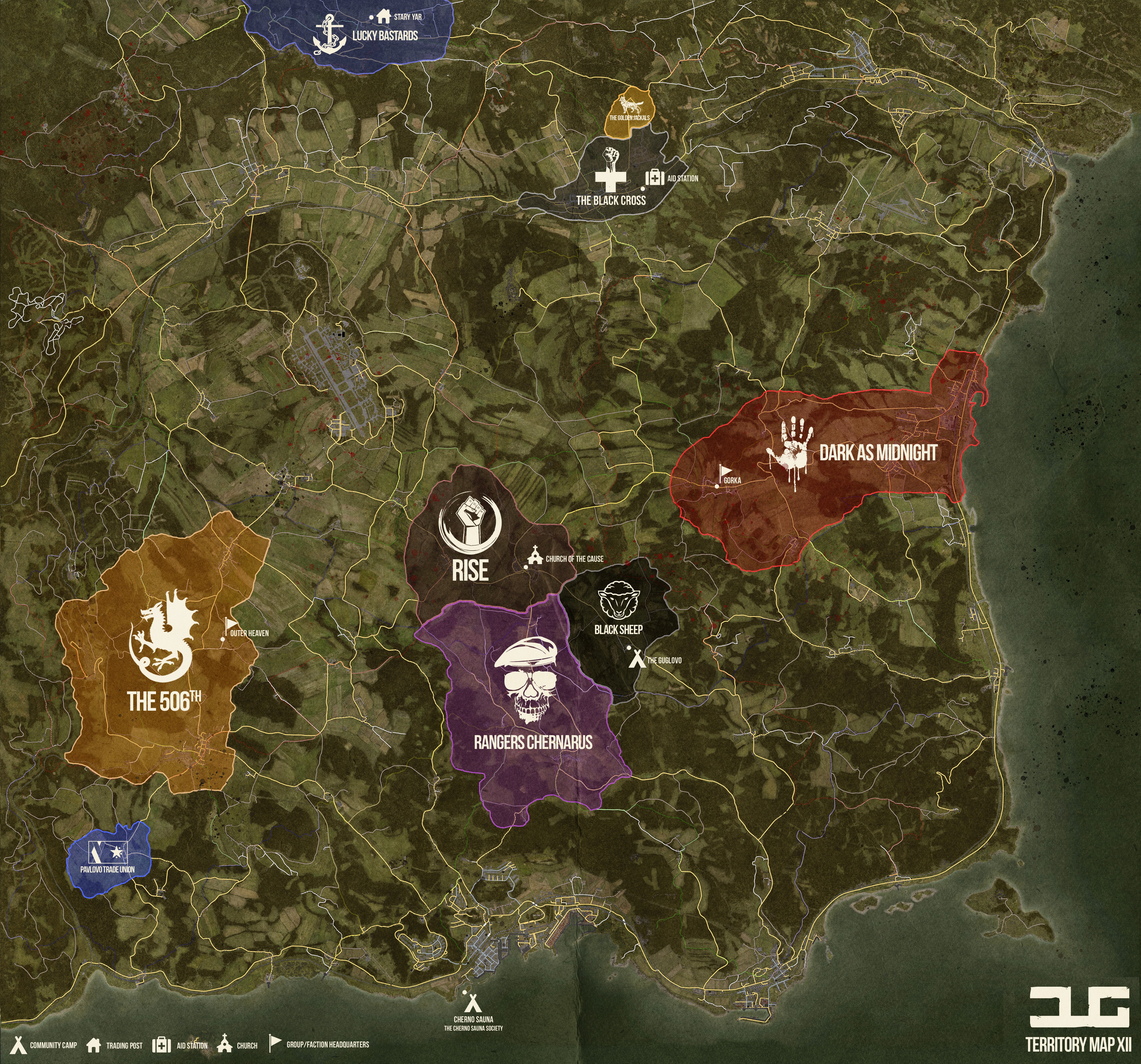 daoc hibernia faction map